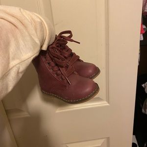 Mulberry Combat Boots